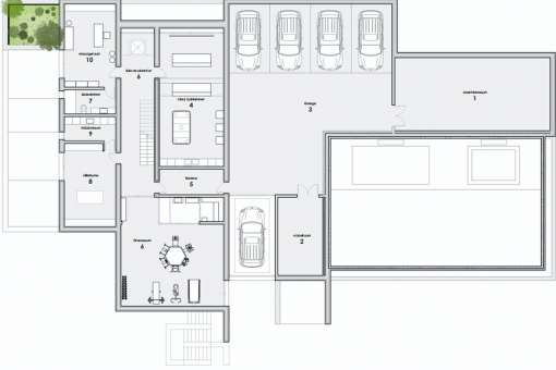 Lower floor plan