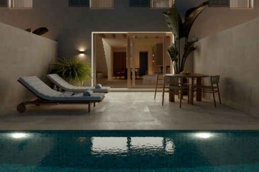 Patio with swimming pool