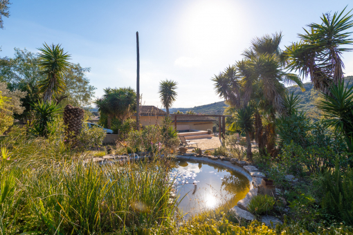 Natural pond and protected setting for maximum privacy