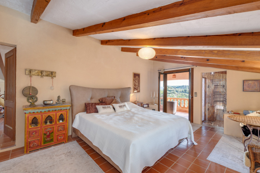 Master bedroom on the upper floor