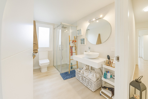 The first of two bathrooms