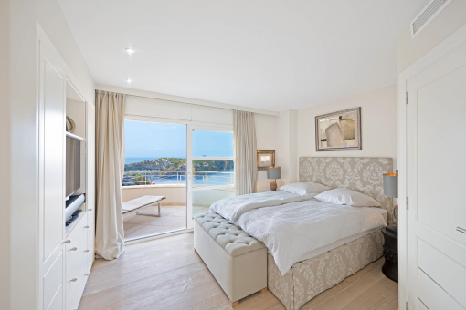 One of three bedrooms with breathtaking views