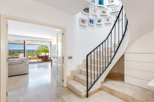 Stairwell to the upper floor