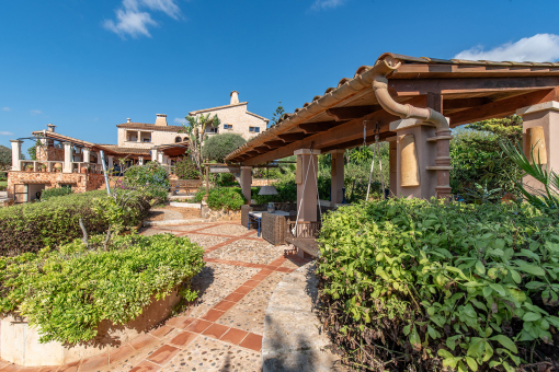 Finca with different terraces