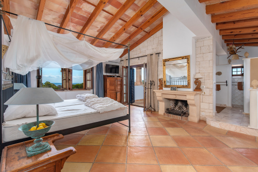 One of 2 bedrooms