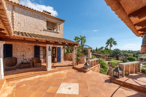 Covered terrace