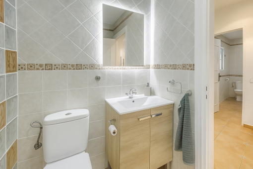 One of two bathrooms on the ground floor