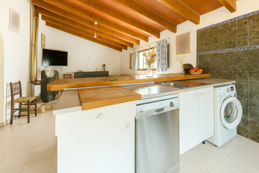 Küche der oberen Wohnung