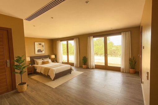 One of 4 bedrooms