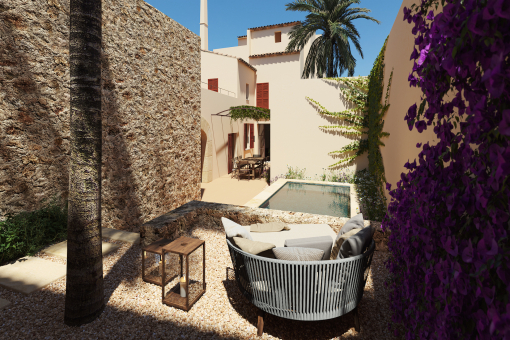 Patio mit mediterranen Flair