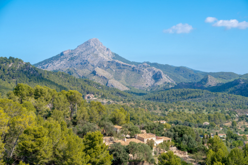 Wunderschöner Blick auf das Gebirge