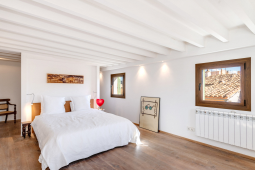 Master bedroom with dressing area