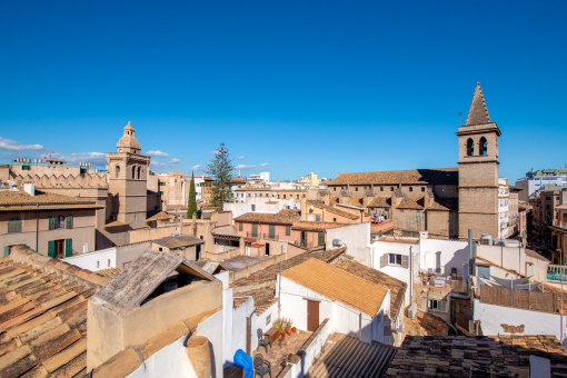 View over the old town rooftops