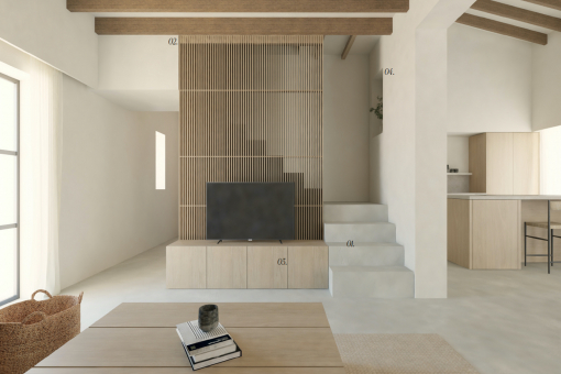 Projektion Wohnzimmer