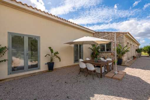 Terrace facing north