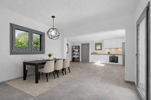 Essbereich und Küche - animiert