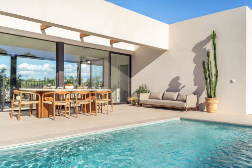 Outdoor and pool area