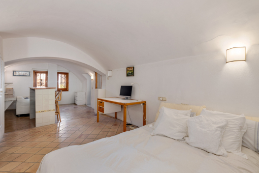 Separated guest studio