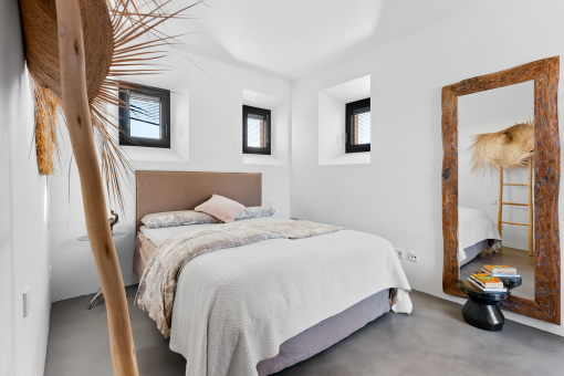 One of five bedrooms