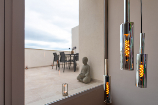 Acceso a la terraza en la azotea