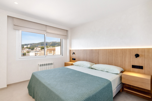 One of four bedrooms