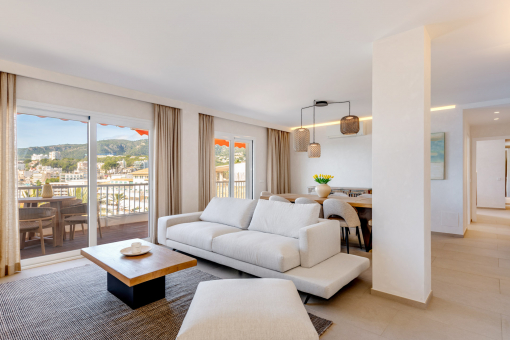 Living and dining area