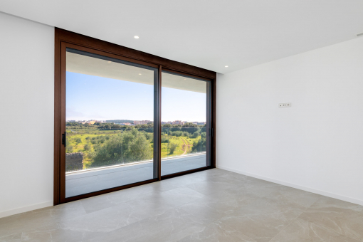 Eines der drei Schlafzimmer im Obergeschoss