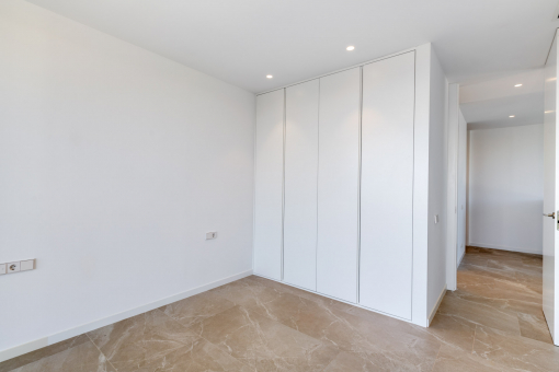 Eines der drei Schlafzimmer im Obergeschoss