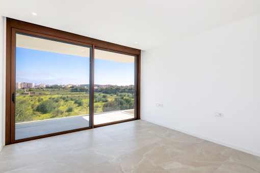 Eines der drei Schlafzimmer im Obergeschoss