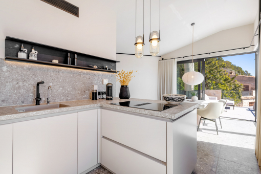 Modern kitchen with high-quality appliances