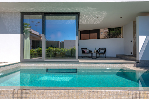View of the pool terrace
