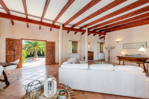 View to the entrance