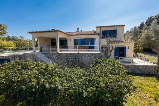 Ansicht des Hauses vom Garten