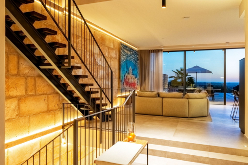 Illuminated living area