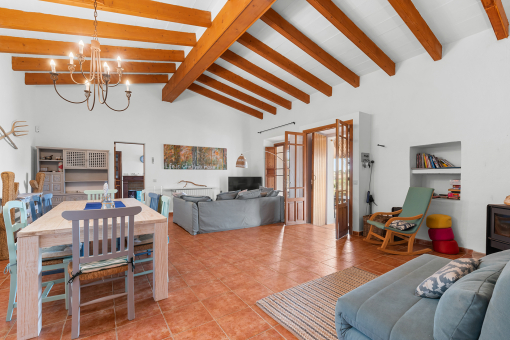 Living and dining area