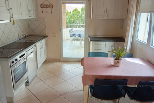 Kitchen and dining area