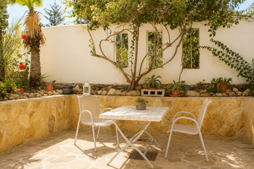 First terrace leading to the living room