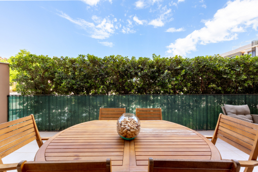 Terrace with privacy