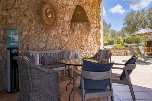 Überdachte Terrasse 