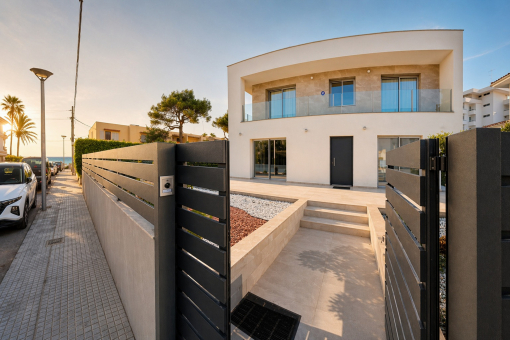 Vista de la casa