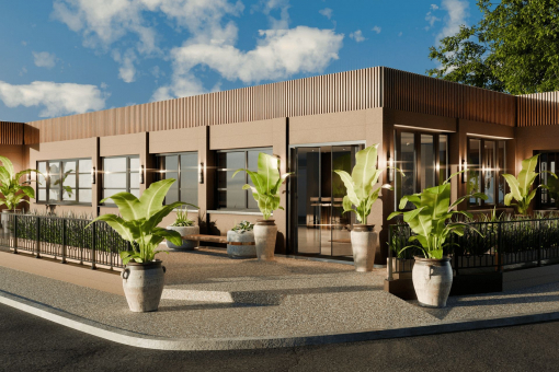 Reception building