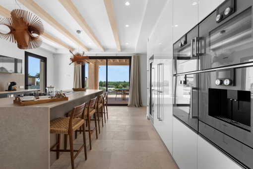 Hochwertige Designerküche mit Gaggenau-Geräten