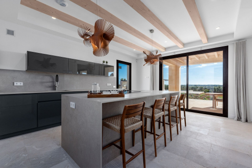 Hochwertige Designerküche mit Gaggenau-Geräten