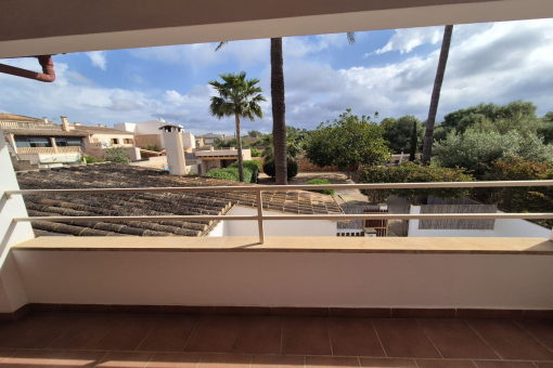 Terraza con vistas al jardín
