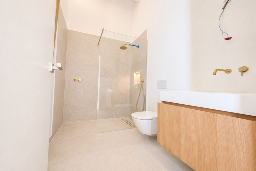Gästetoilette mit Dusche
