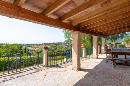Covered terrace