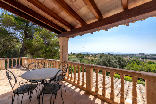 Covered terrace