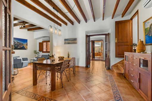 Living and dining area