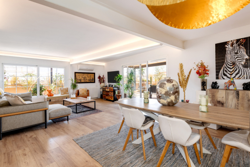 Living-dining area