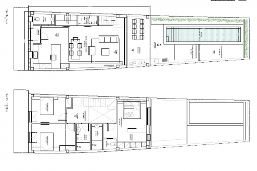 Ground and First Floor Plans